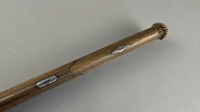 Switbert Lobisser - Aus persönlichem Besitz - Jagdgewehr mit Leder Futteral und Zielfernrohr – Bild 11
