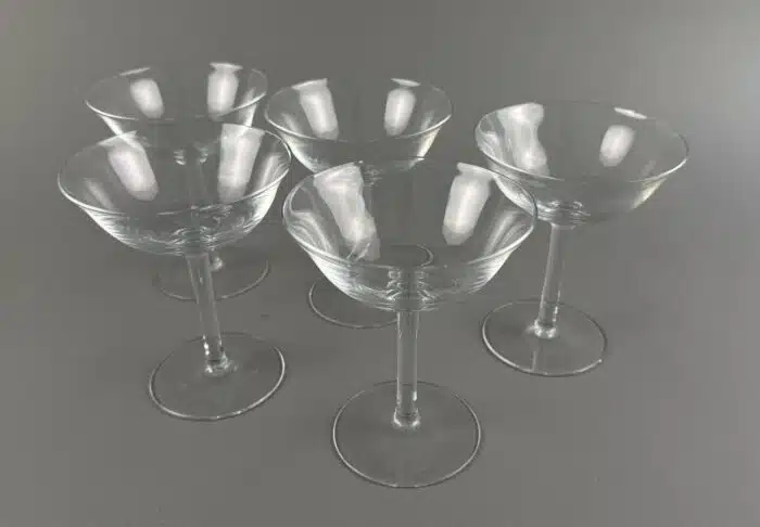 Switbert Lobisser - Aus persönlichem Besitz - Fünf Stück Champagnerschalen