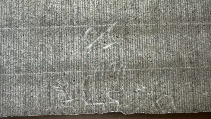 Switbert Lobisser - Holzschnitt - Kind am Fenster  auf Briefpapier mit Wasserzeichen im Papier vom Stift St. Paul op. 7 HS 1923 10,5x8,6cm signiert nummeriert – Bild 5