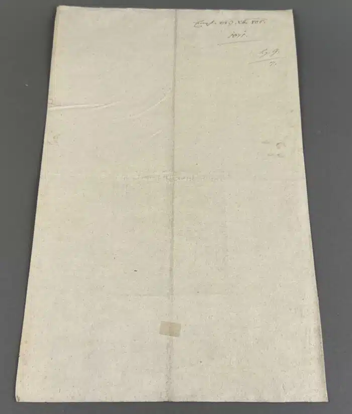 Switbert Lobisser - Holzschnitt - Anbetung der Hirten HS 1931 auf Brief von 1805, mit Wasserzeichen im Papier vom Stift St. Paul. Op. 154 10,9x9,7cm signiert nummeriert – Bild 4