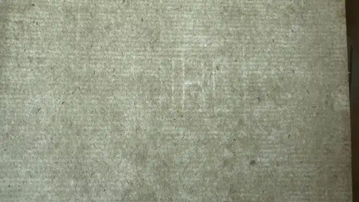 Switbert Lobisser - Holzschnitt - Anbetung der Hirten HS 1931 auf Brief von 1805, mit Wasserzeichen im Papier vom Stift St. Paul. Op. 154 10,9x9,7cm signiert nummeriert – Bild 6