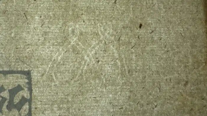 Switbert Lobisser - Holzschnitt - Dr. Huber 1931 auf Brief von 1792, mit Wasserzeichen im Papier vom Stift St. Paul. Op. 147 HS 13,8x8,4cm signiert nummeriert – Bild 8