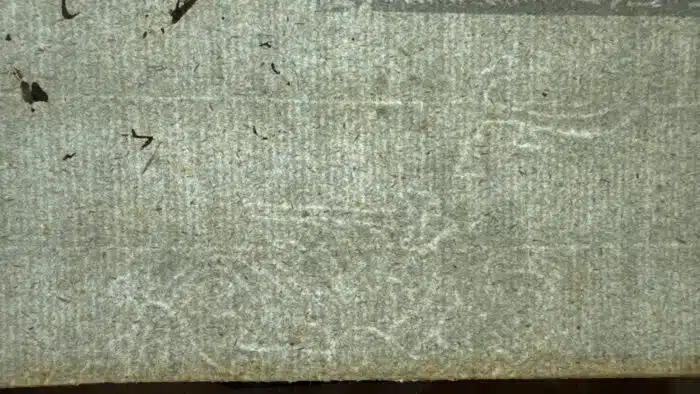Switbert Lobisser - Holzschnitt - Verkündigung Mariens HS 1931 auf Brief von 1800, mit Wasserzeichen im Papier vom Stift St. Paul. Op. 150 10,8x9,6cm signiert nummeriert – Bild 6