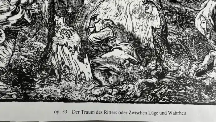 Switbert Lobisser - ORIGINAL Tuschezeichnung Studie vom Op 33 und Op 33a, Absolute Rarität – Bild 7