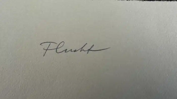 Switbert Lobisser - Holzschnitt - Flucht, auf Papier vom Stift St. Paul.  48 x 31,5cm signiert und nummeriert – Bild 5