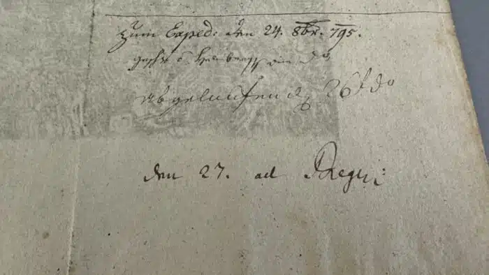 Switbert Lobisser - Holzschnitt -  auf Brief von 1795 und Papier vom  Stift St. Paul. 38 x 23,5 cm signiert und nummeriert – Bild 7