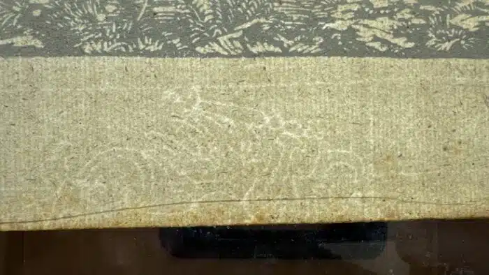 Switbert Lobisser - Holzschnitt -  auf Brief von 1795 und Papier vom  Stift St. Paul. 38 x 23,5 cm signiert und nummeriert – Bild 8