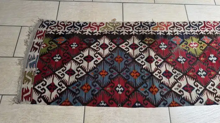 Switbert Lobisser - Aus persönlichem Besitz - Alter Wand - Teppich 410x75 cm – Bild 2