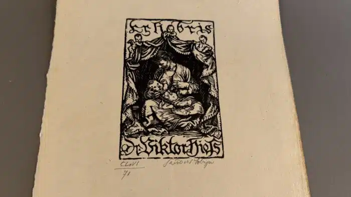 Switbert Lobisser - Holzschnitt - Hieß HS 1931 auf Papier vom Stift St. Paul. Mit Wasserzeichen Op. 156 14,3x9,4cm – Bild 2