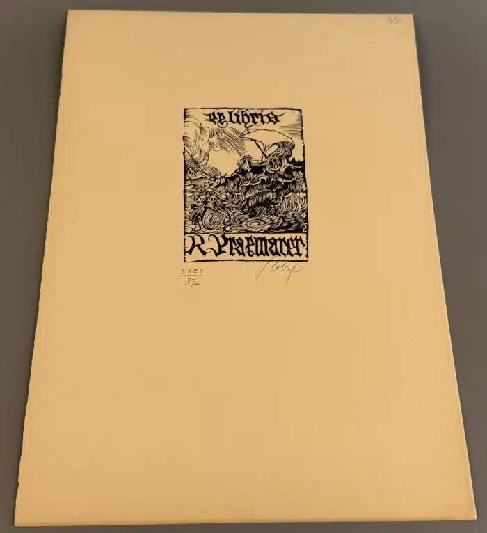 Switbert Lobisser - Holzschnitt - Praxmarer HS 1932 Op. 192 11,6x8,2cm signiert nummeriert