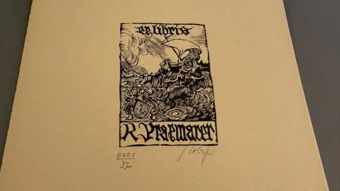 Switbert Lobisser - Holzschnitt - Praxmarer HS 1932 Op. 192 11,6x8,2cm signiert nummeriert – Bild 2