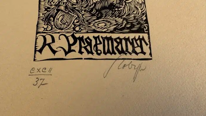 Switbert Lobisser - Holzschnitt - Praxmarer HS 1932 Op. 192 11,6x8,2cm signiert nummeriert – Bild 3