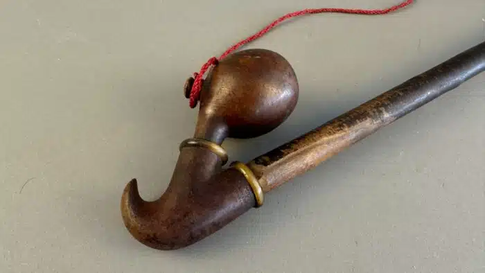 Switbert Lobisser - Aus persönlichem Besitz -  lange Tabakpfeife Holzpfeife L 55cm – Bild 4