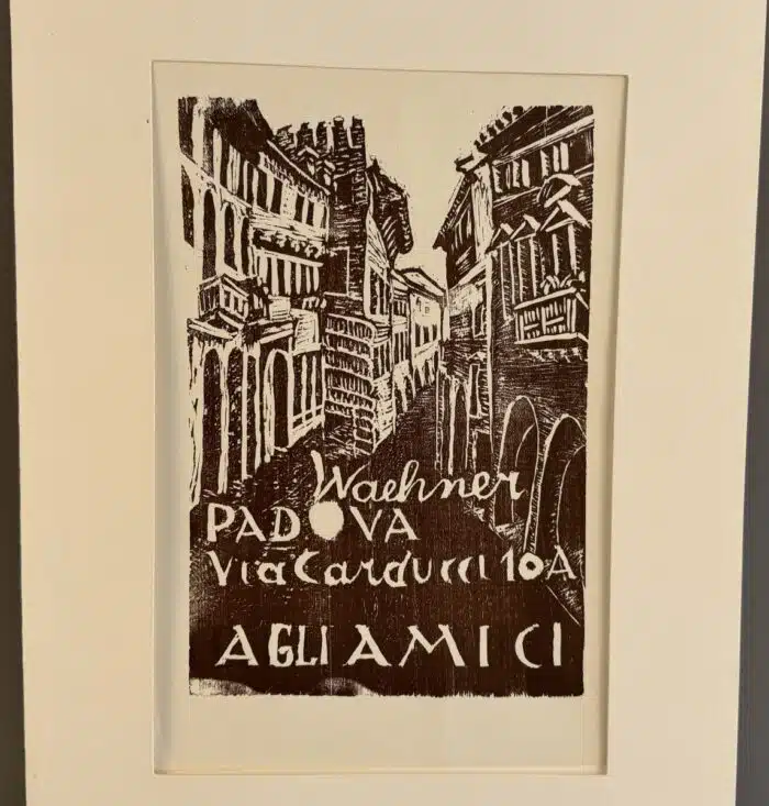 Trude Waehner -  Waehner Padova getönte Lithographie 40 x 30 cm – Bild 2