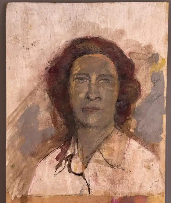 Studie für ein Portrait unbekannter Künstler  61 x 31 cm – Bild 2
