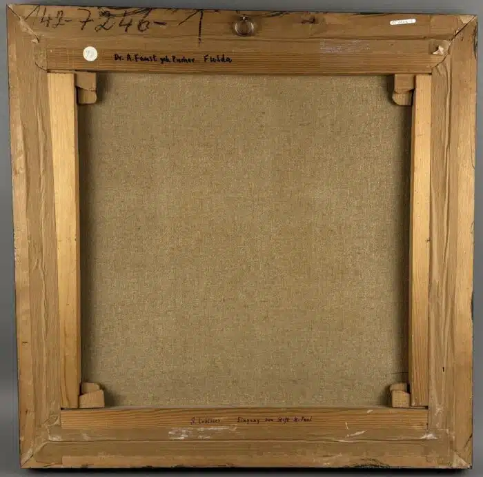 Switbert Lobisser - Öl auf Leinen "Eingang zum Stift St. Paul" 55 x 55 cm – Bild 6