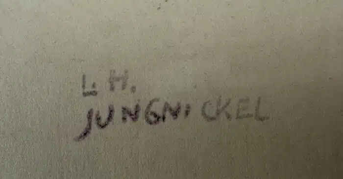 Ludwig Heinrich Jungnickel Bleistift Kohle Zeichnung 35 x 30 cm – Bild 5