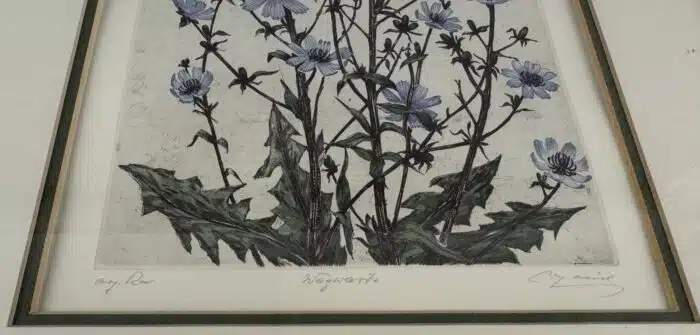 Wilhelm Loisel Wegwarte  Lithographie signiert 52 x 44 cm – Bild 4