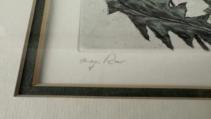 Wilhelm Loisel Wegwarte  Lithographie signiert 52 x 44 cm – Bild 5