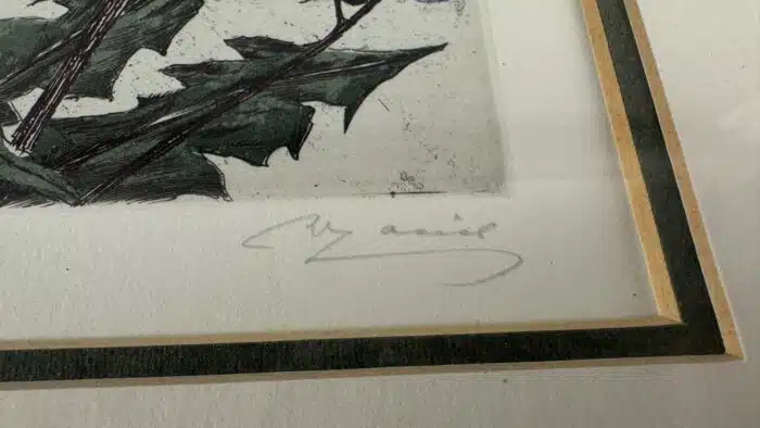 Wilhelm Loisel Wegwarte  Lithographie signiert 52 x 44 cm – Bild 7