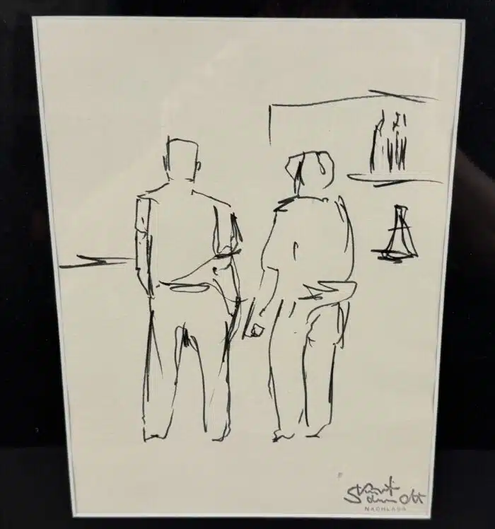 Kurt Schmidt Federzeichnung 43 x 33 cm – Bild 2