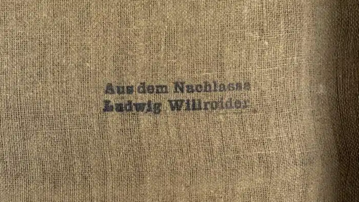 Ludwig Willroider Landschaftsbild signiert Lud. Willroider, Öl auf Leinwand rückseitig beschrieben  66 x 55,5 – Bild 8