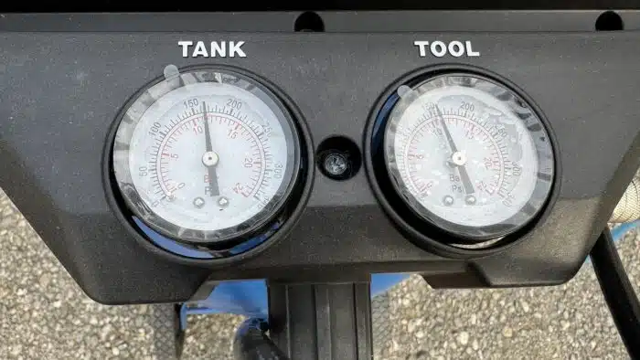 Kompressor 80 L HC85V Scheppach 14 bar | 330 l/min | ölfrei | 2x Manometer / 2x Kupplung – Bild 5