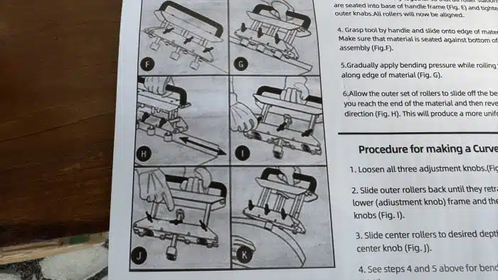 Professioneller 3 Stationen Kantenroller Neu und Originalverpackt – Bild 7