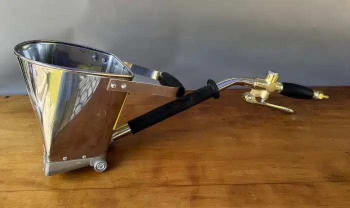 Neu - Zement Mörtel Spritzpistole Wandmörtel Zementsprüher Edelstahl Messing 
