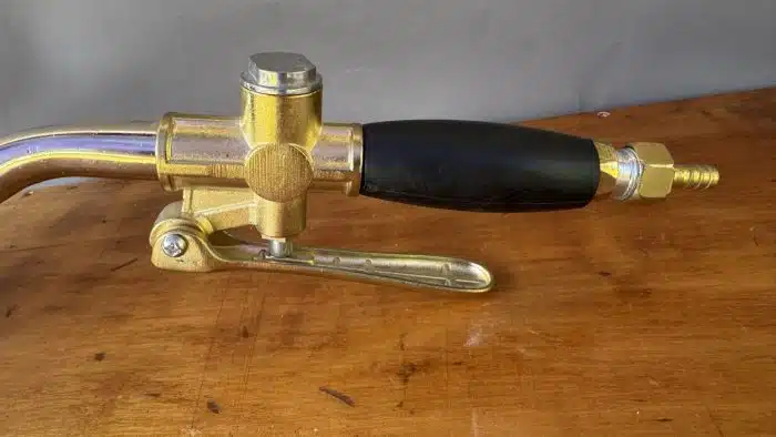 Neu - Zement Mörtel Spritzpistole Wandmörtel Zementsprüher Edelstahl Messing  – Bild 3