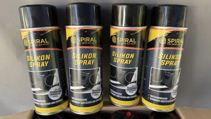 12 Dosen SPIRAL Silikon-Spray transparent 400ml Schutz-,Gleit-,Trenn- und Pflegemittel – Bild 2