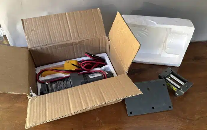 Elektrische ATV Quad Seilwinde Winde 12V 2000Lbs Quadwinde JWS  Originalverpackt