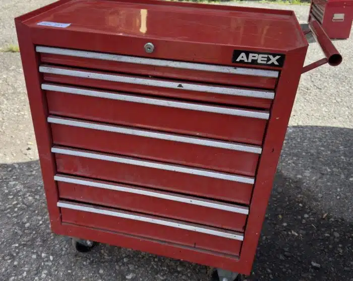 APEX Werkzeugwagen mit 7 Schubladen mit Arbeitsfläche – Bild 2