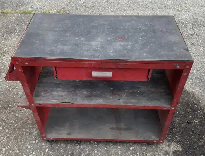 Werkzeugwagen mit 1 Schublade  mit Arbeitsfläche – Bild 2
