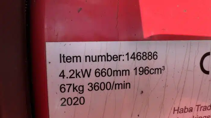 Raupen Schneefräse GB 200 mit 6 Vorwärtsgängen und 2 Rückwärts 4,2 Kw 66 cm Räumbreite 67 Kg. Siehe Video – Bild 6