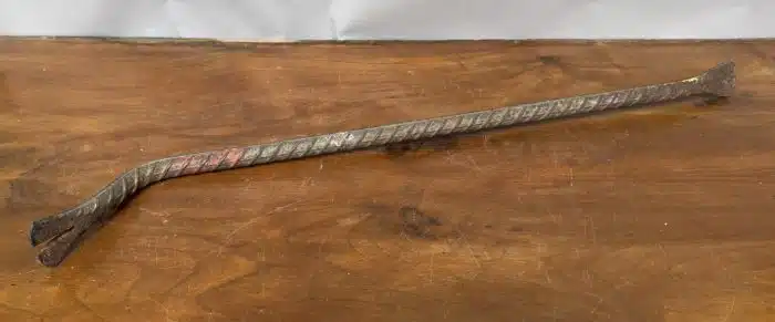  Brecheisen Nageleisen Kuhfuß Stahl geschmiedet L 74 cm