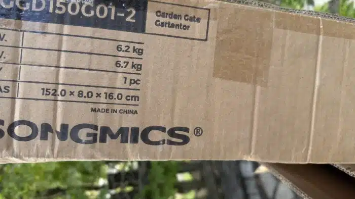 Garten Eingangstor originalverpackt – Bild 4