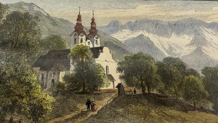 Maria Rain Lithographie in schönem Rahmen 35 x 23 cm – Bild 4