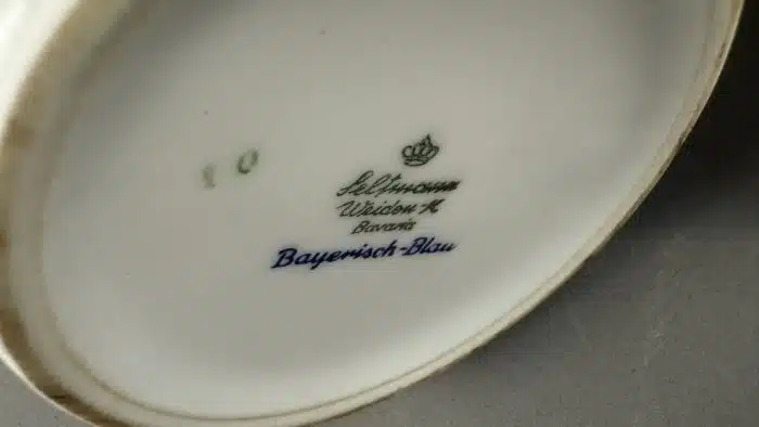 Kaffee und Saft - Wasserkrug Seltmann Weiden DORIS Bayerisch Blau – Bild 5
