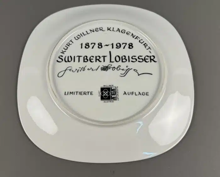 Sammelteller von Switbert Lobisser 1978, handsigniert, Willner – Bild 3