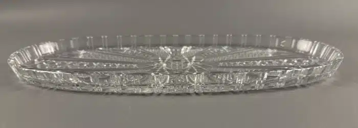 Bleikristall Glasplatte Vorlegeplatte 18 x 44 cm – Bild 4