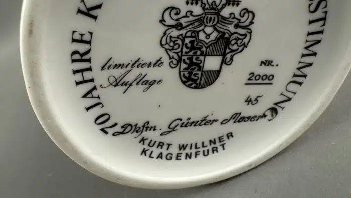 Krug Kärntner Volksabstimmung limitierte Auflage Nr. 45 von 2000 – Bild 4