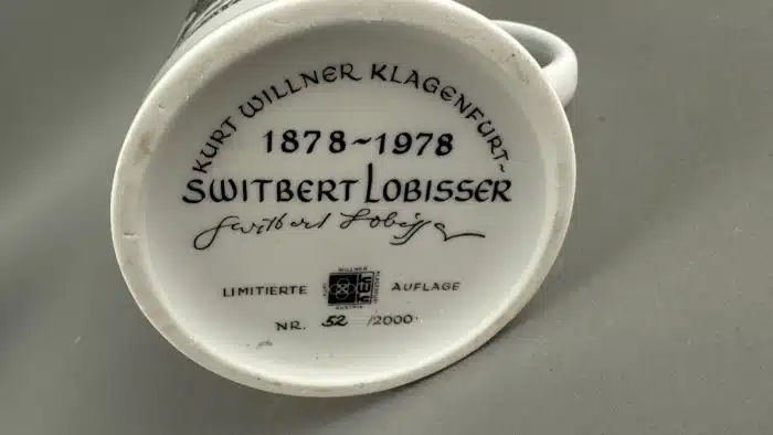 Krug von Switbert Lobisser Kurt Willner Klagenfurt limitiert Nr. 52 von 2000 – Bild 4