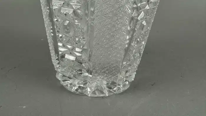 große Stölzle Bleikristall Vase H 39 cm – Bild 3