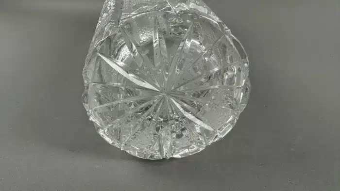 große Stölzle Bleikristall Vase H 39 cm – Bild 5
