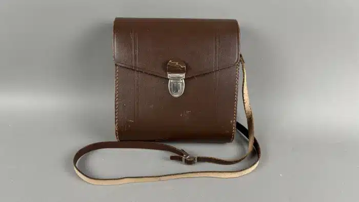 Fernglas Feldstecher Optomax 10 x 50 Originalledertasche – Bild 8