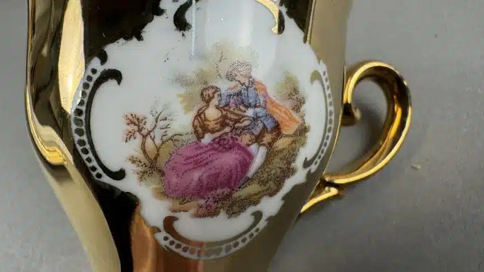  edles 15-teiliges Porzelan Teeset Seltmann Weiden Theresia im Barockstil – Bild 3