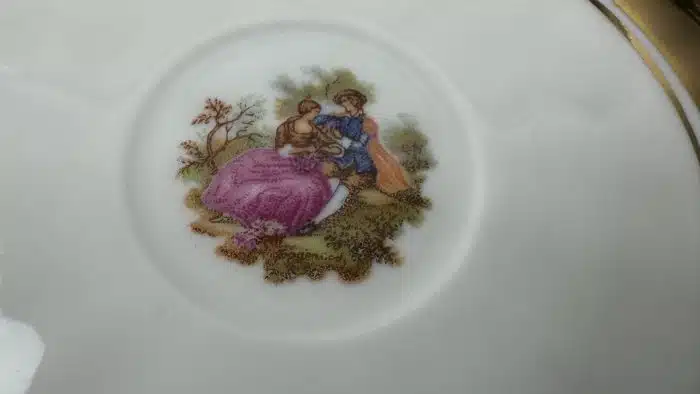  edles 15-teiliges Porzelan Teeset Seltmann Weiden Theresia im Barockstil – Bild 5