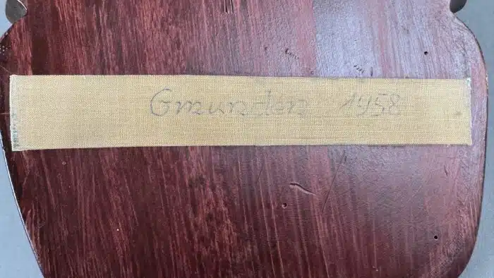 Totenmaske des Tutanchamun Gmundner Keramik H 26 cm B 19 cm – Bild 5