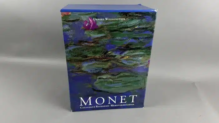 MONET 4 Prachtbände im illustriertem Schuber im Leineneinband mit Illustriertem Schuber gebundene Ausgabe (32x25cm) – Bild 3